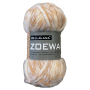 Pelote de laine douce polyacrylique BellaLana ZOEWA, 50g, jaune
