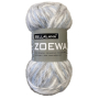 Pelote de laine douce polyacrylique BellaLana ZOEWA, 50g, bleu clair