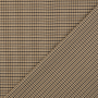 Tissu viscose bengaline à carreaux effet pied de poule Little Squares, beige