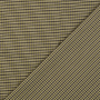 Tissu viscose bengaline à carreaux effet pied de poule Little Squares, vert olive