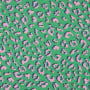 Gecoate katoen Animal Skin, groen
