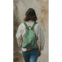 Gecoate katoen Animal Skin, groen