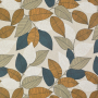 Tissu enduit coton déperlant Color Leaves, beige