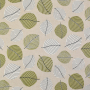 Tissu enduit coton déperlant Leaf Rain, beige