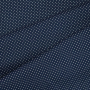 Gecoate katoen Punten, marineblauw