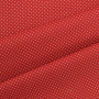 Gecoate katoen Punten, rood