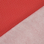 Gecoate katoen Punten, rood