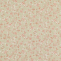 Gecoate katoen Small Flowers, beige