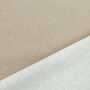 Tissu enduit coton déperlant uni, taupe clair
