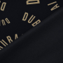 Tissu sweat molleton bio Cities Dubai, noir