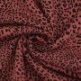 Tissu sweat bio Leo Fibre Mood, rouge rouille