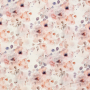 Biologische katoenjersey Aquarell Flowers, apricot