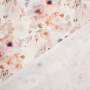 Biologische katoenjersey Aquarell Flowers, apricot