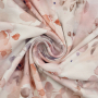 Biologische katoenjersey Aquarell Flowers, apricot