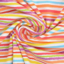 Bio katoenjersey Color Lines, gebroken wit