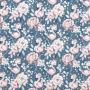 Bio Baumwolljersey Flamingo, jeansblau