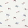 Tissu jersey de coton Petite voiture Little Car, blanc cassé