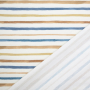 Tissu jersey de coton bio rayé Nature Stripes, blanc cassé