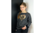 Cuff me Frill Albstoffe Hamburger Liebe biologische boordstof, zwart