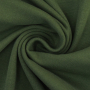 Tissu bord-côte bio jersey tubulaire lisse Stiched by you, vert olive