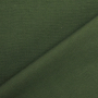 Tissu bord-côte bio jersey tubulaire lisse Stiched by you, vert olive