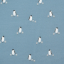 Bio French Terry Pinguin, taubenblau
