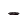 Bouton couture plastique pour chemisiers 12mm 2 trous fleur, noir