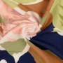 Blouse Fabric big flowers, light green