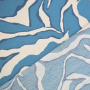 Blouse fabric Denim stripes, blue