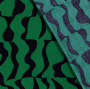 Viscose crêpe Abstract, groen