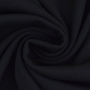Viscose crepe plain, black