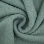 Tissu bouclette uni, vieux menthe
