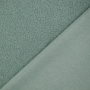 Tissu bouclette uni, vieux menthe