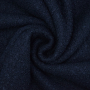 Tissu bouclette uni, bleu marine