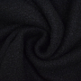 Tissu bouclette uni, noir