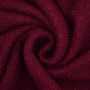 Tissu bouclette uni, lie de vin
