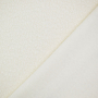 Tissu bouclette uni, blanc cassé