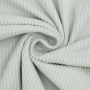 Tissu velours côtelé grosses côtes Lea prélavé, menthe claire