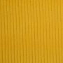 Tissu velours côtelé grosses côtes Lea prélavé, jaune maïs