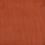 Tissu velours côtelé grosses côtes Lea prélavé, terracotta