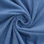 Tissu velours côtelé à grosses côtes, bleu moyen
