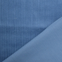 Tissu velours côtelé à grosses côtes, bleu moyen