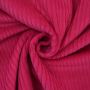 Tissu velours côtelé à grosses côtes, fuchsia