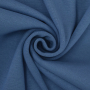 Tissu bord-côte jersey tubulaire lisse, bleuet
