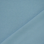 Tissu bord-côte jersey tubulaire lisse, bleu pastel