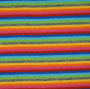Tissu bord-côte bio jersey tubulaire à rayures, multicolore