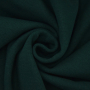 Tissu bord-côte jersey tubulaire lisse, vert foncé