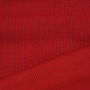 Tissu bord-côte jersey tubulaire côtelé, rouge