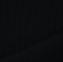 Cuff fabric ribbed, black