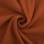 Bündchenstoff gerippt terracotta